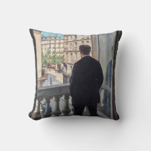 Coussin Gustave Caillebotte - Jeune Homme à sa Fenêtre 