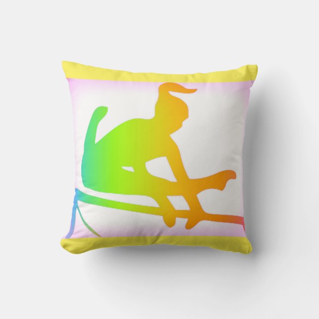 Coussin GYMNASTICS coloré lancer oreiller! (Recto)