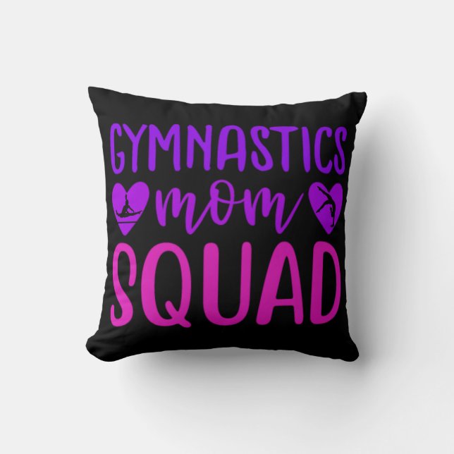 Coussin Gymnastique Maman Citation de la brigade avec text (Recto)
