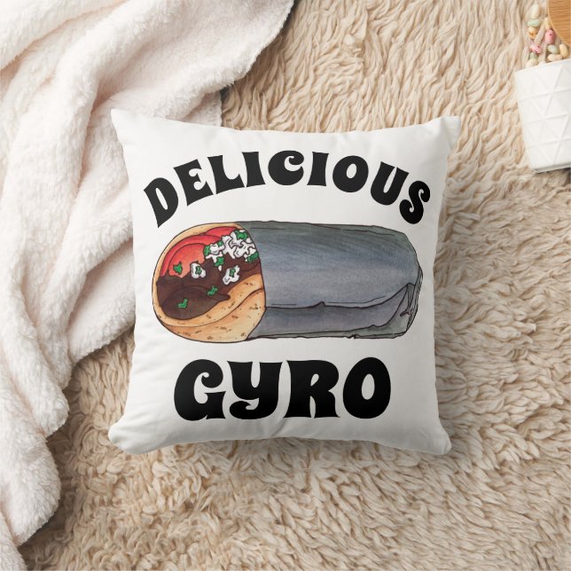 Coussin Gyro Gita Viande Sandwich Méditerranéen (Couverture)