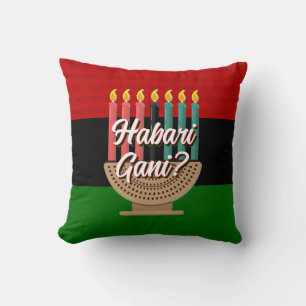 Coussin HABARI GANI Kwanzaa