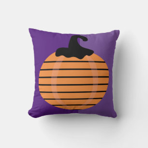 Coussin Halloween Citrouille Colorblock Orange Jeu d'oreil