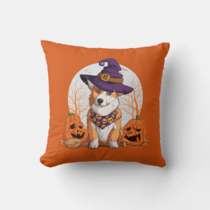 Coussin Halloween Corgi