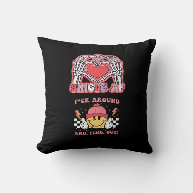 Coussin Halloween des mains drôle - Grabby Ghoul (Recto)