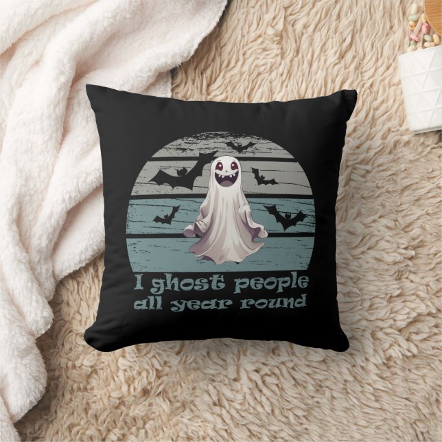 Coussin halloween drôle dire (Couverture)