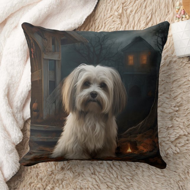Coussin Halloween Havanais effraie (Couverture)