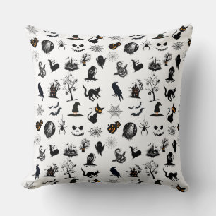Coussin Halloween mignonne et éffrayante
