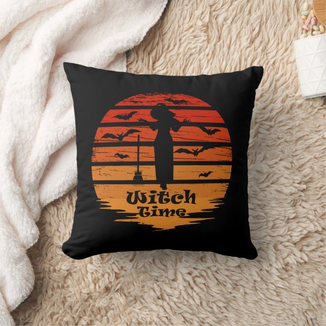 Coussin Halloween sorcière (Couverture)