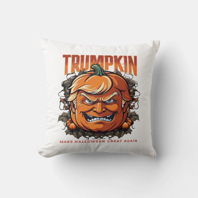 Coussin Halloween Trumpkin rendre Halloween grand encore T (Recto)