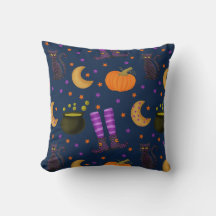 Halloween violet et orange