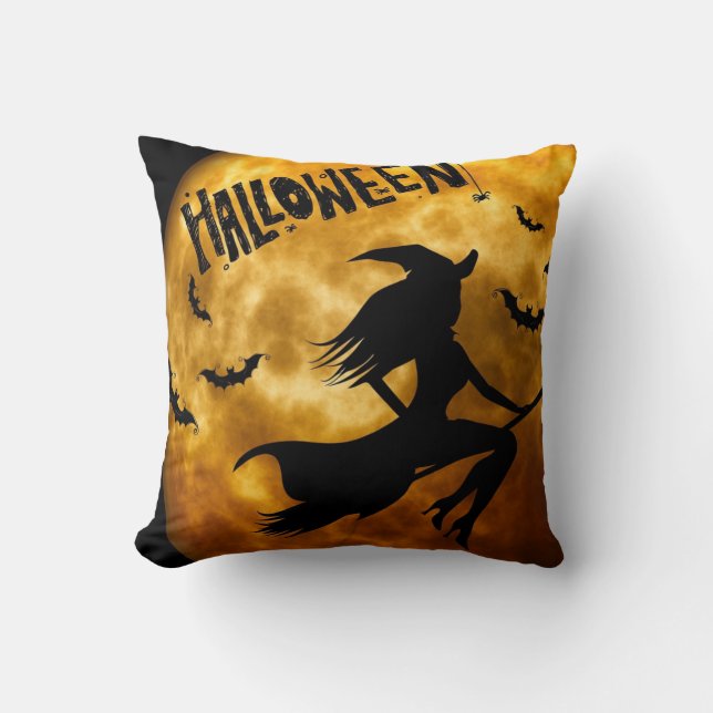 Coussin Halloween Witch (Recto)