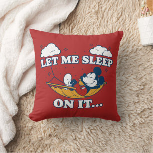 Coussin Hamac de Mickey Mouse "Laissez-moi dormir dessus…"
