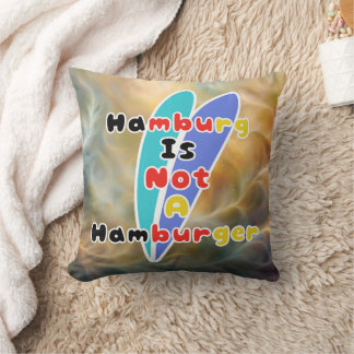 Coussin Hambourg n'est pas un hamburger