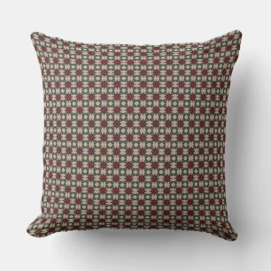 Coussin HAMbyWG Jetez l'oreiller 20" - Crème rouge grise