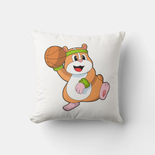 Coussin Hamster as Basketball player