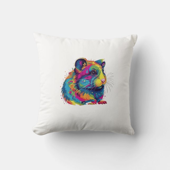 Coussin hamster mignon (Recto)