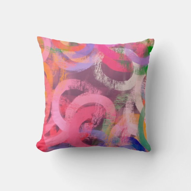 Coussin Handmade surreal abstract pattern. Modern artistic (Recto)