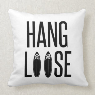 Coussin Hang Loose - la salutation qui accompagne le s