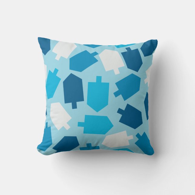 Coussin Hanoukka Driedel Pilllow (Recto)