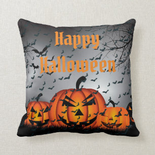 Coussin Happy Halloween Éffrayant