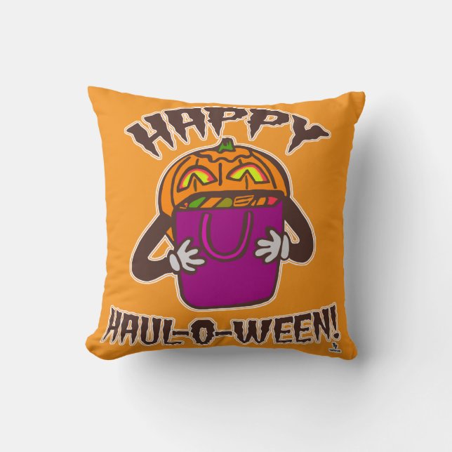 Coussin Happy Haul-o-ween Fun Love Shopping Halloween (Recto)