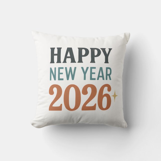 Coussin Happy New Year 2026 (Recto)
