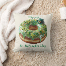 Happy St. Patrick’s Day Donut with Leprechaun Hat