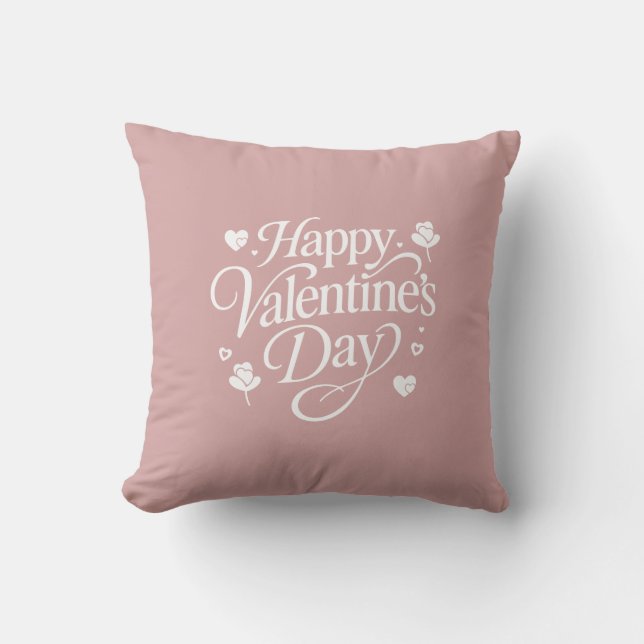 Coussin Happy Valentine's day  (Recto)