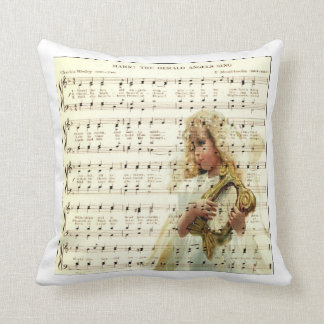 Coussin Hark entendent les anges chanter sur les feuilles