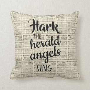 Coussin Hark, le chant des Herald Angels