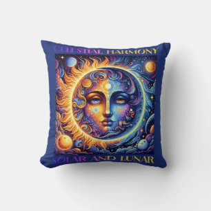 Coussin Harmonie céleste Soleil et Lune, Astrologie