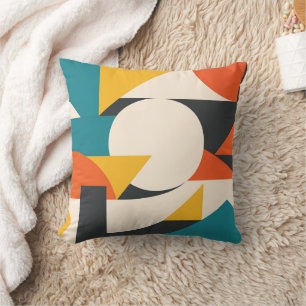 Coussin Harmonie Géométrique Abstraite