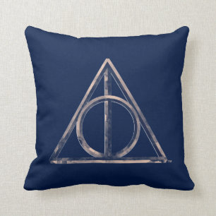 Coussin Harry Potter   Deathly Hallows Watercolor