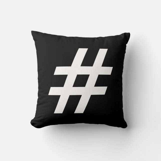 Coussin Hashtag (Recto)