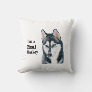 coussin hasky throw pillow