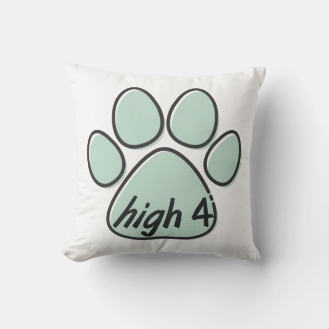 Coussin haut quatre 4 chien (Recto)