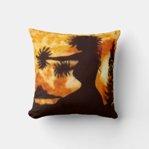 Coussin Hawiian Hula Dancer