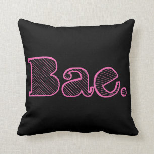 Coussin Hé Bae. argot d'ami d'amie