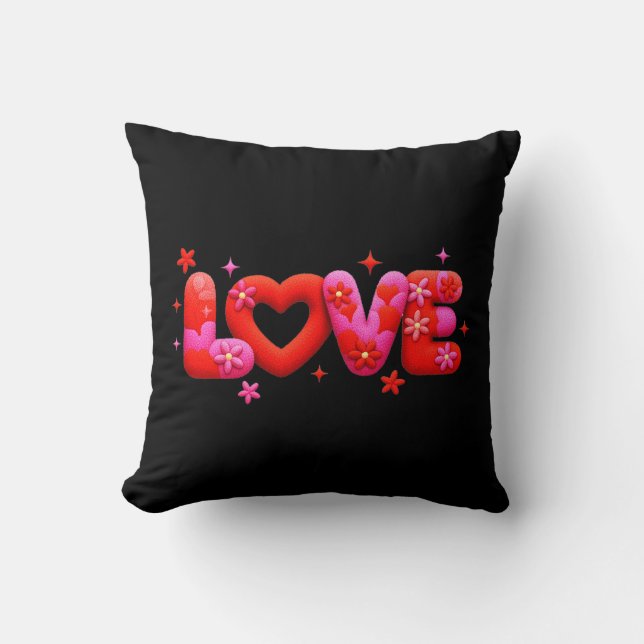 Coussin Heartfelt Pop Art (Recto)