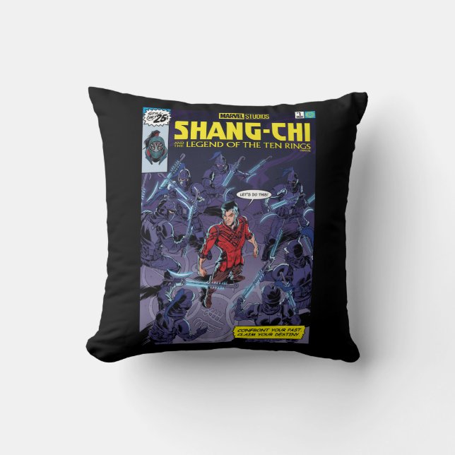 Coussin Hébergement de la bande dessinée de Shang-Chi (Recto)