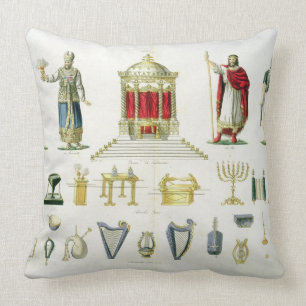 Coussin Hébreu Lévi, prêtre, roi et soldat avec sacré