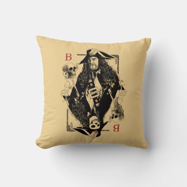 Coussin Hector Barbossa - Chef De La Mer (Recto)