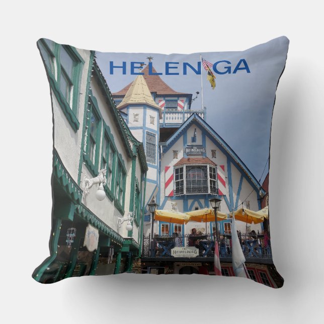 Coussin Helen GA ville allemande (Recto)