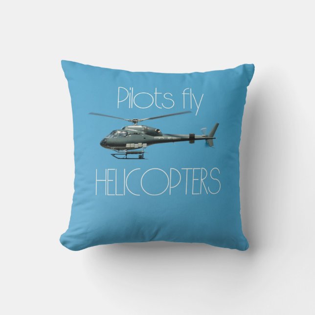 Coussin Hélicoptères Pilot (Recto)