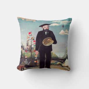 Coussin Henri Rousseau - Mon portrait-Paysage