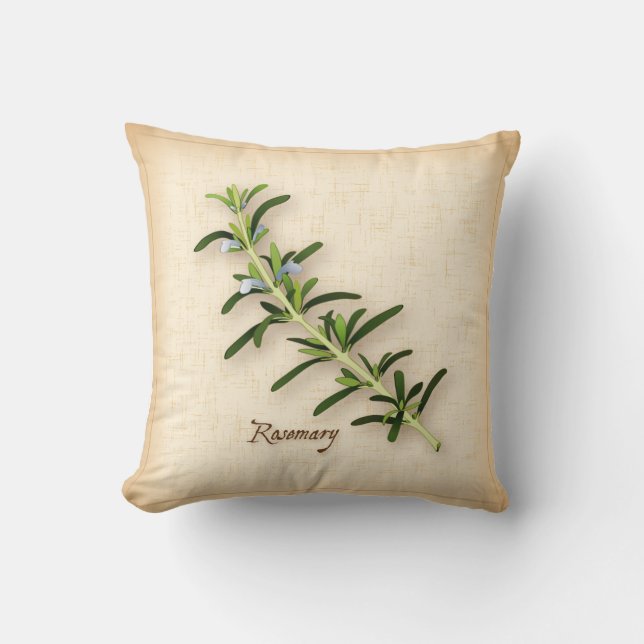 Coussin Herbe de romarin (Recto)