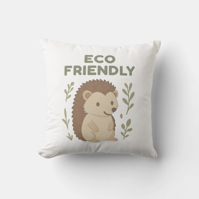 Coussin Hérisson écologique (Recto)