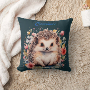 Coussin Hérisson personnalisé mignon