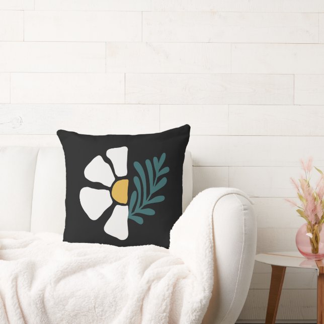 Coussin Hermosa flor abstracta (Canapé)