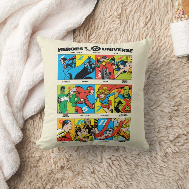 Coussin Heroes of the DC™ Universe (Couverture)